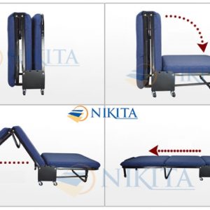 Giường gấp ba khúc GB110