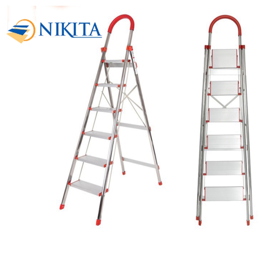 Thang ghế Inox 5 bậc Nikita NKT-IN05 (1.2m)