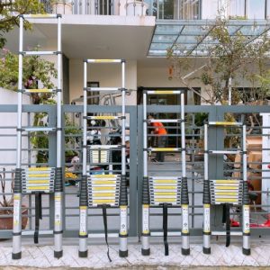 Thang nhôm rút gọn MOMEN MO320TND-A - Chiều cao tối đa 3.2m, chiều dài rút gọn 0.82m