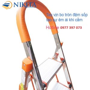 Thang ghế Inox 5 bậc Nikita NKT-IN05 (1.2m)