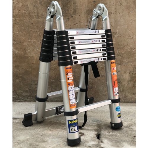 Thang nhôm rút gọn chữ A Ninda ND- 38AI (chữ A1.9 M)