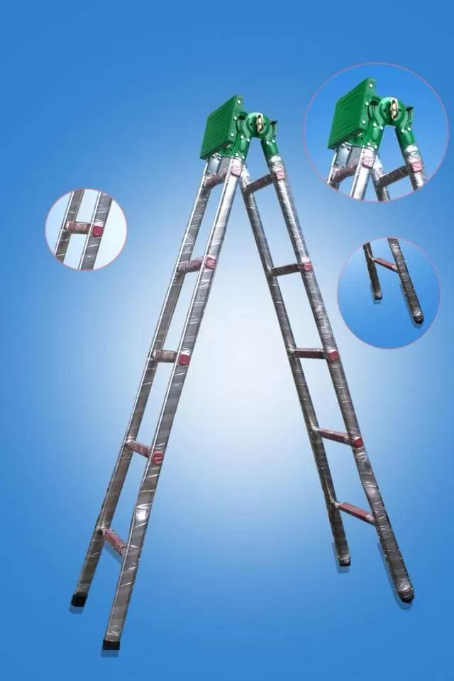 THANG INOX CHỮ A CAO 2M