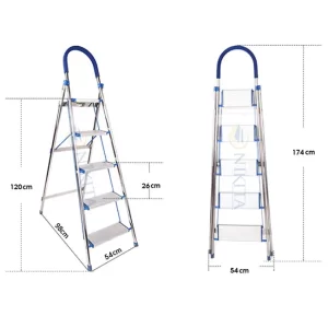 Thang Ghế tay vịn 6 bậc Nikita NKT-DL06 (1.5m)