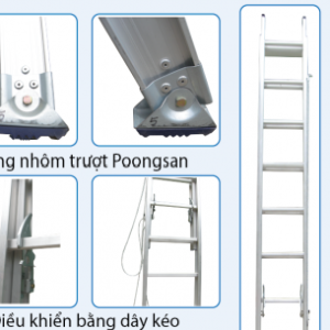 Thang nhôm trượt Poongsan PS-3060-2